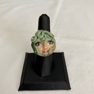 One-of-a-kind sea creature and copper ring